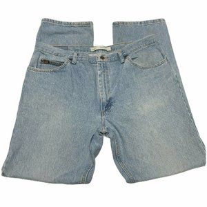 Lee Mens  40 X 34 Blue Jeans Regular fit light wash Vintage